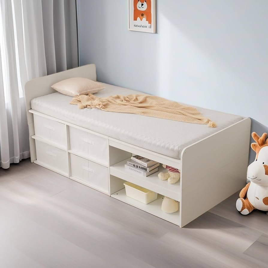 子供ベッド  収納付 ロフトベッド 木製  シングル システムベッド ロータイプ システムベッド ロフトベッド シングル 木製 高さ120cm デスク